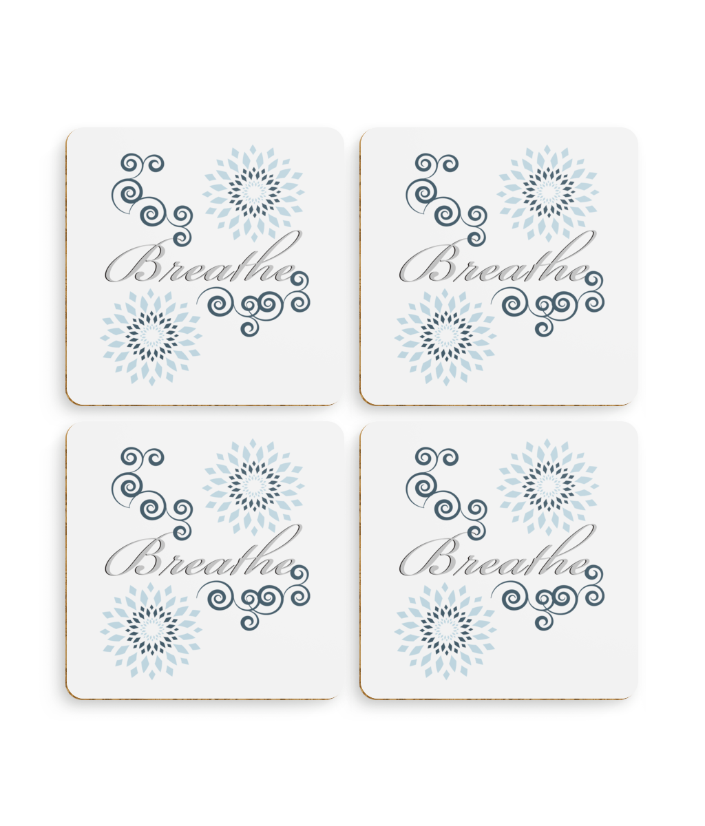 Breathe 4-Piece Coaster Set