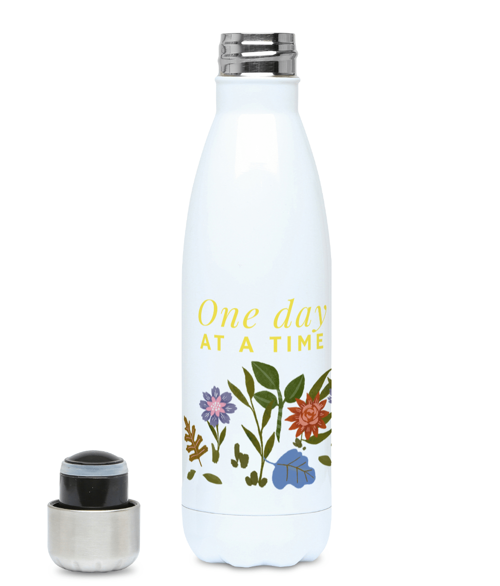One Day at a Time 500ml Stainless Steel Bottle